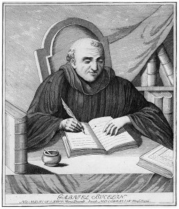 Monk Writing