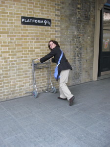 Yes, I've been to the "real" Platform 9-3/4. Too bad my cart got stuck halfway through the wall.