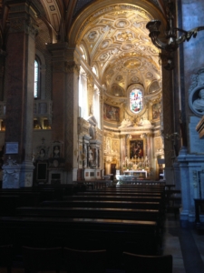 Interior of Santa Maria dell'Anime