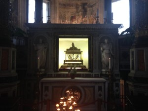 The chains that held the imprisoned St. Peter