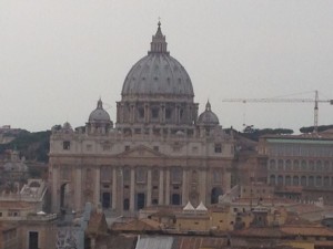 St. Peter's from the top of Castel Sant'Angelo