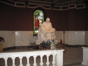 Replica of the Pieta at Our Lady of Sorrows Basilica