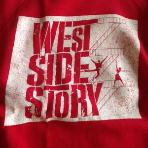 My West Side Story sweatshirt from high school