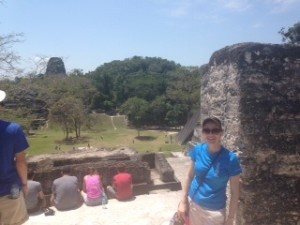 Standing on top of the necropolis