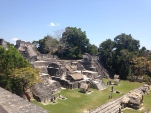 A view of the necropolis from Temple II 