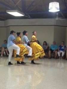 Some of the older dancers