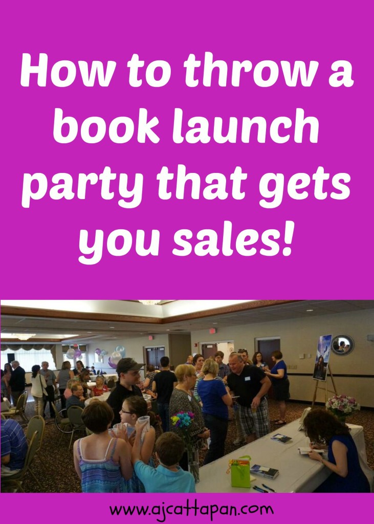 How to throw book launch party