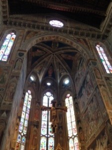 Inside Santa Croce